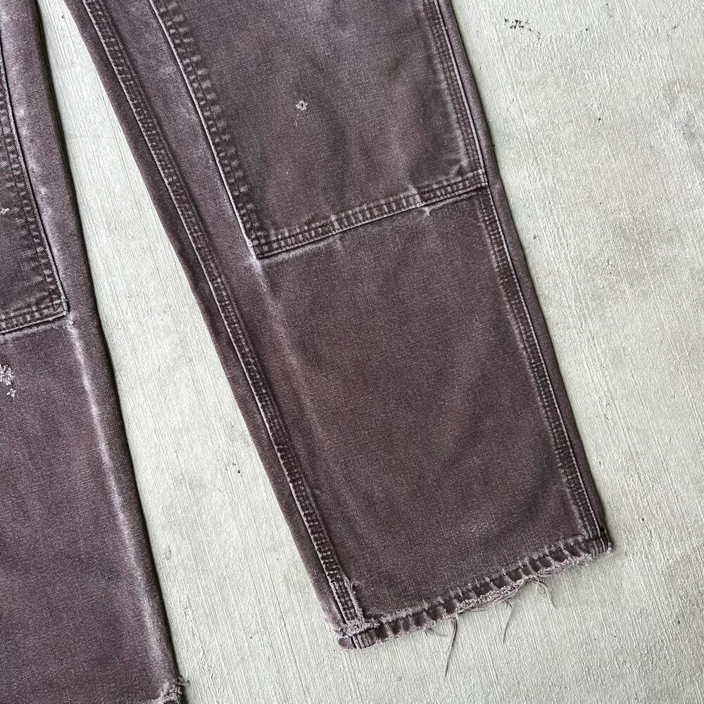 Carhartt faded brown double knee work wear carpenter pants - Picture 10 of 13